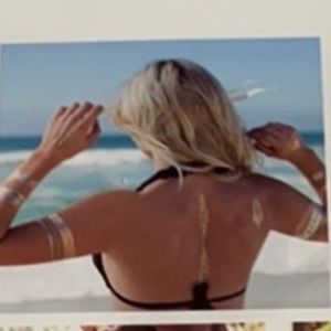 Flash tattoos gold & silver Metallic Boho jewelry
